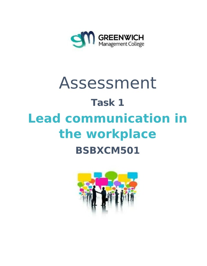 Task 1 v4 Assessment - BSBXCM501