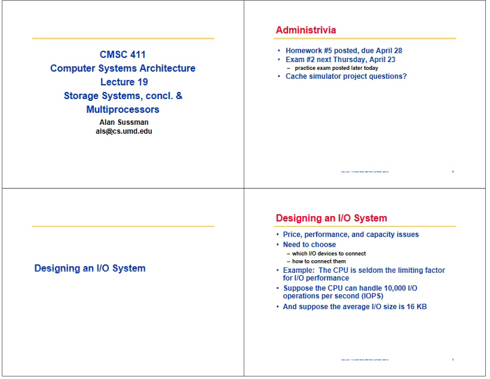 Nineteenth Lecture