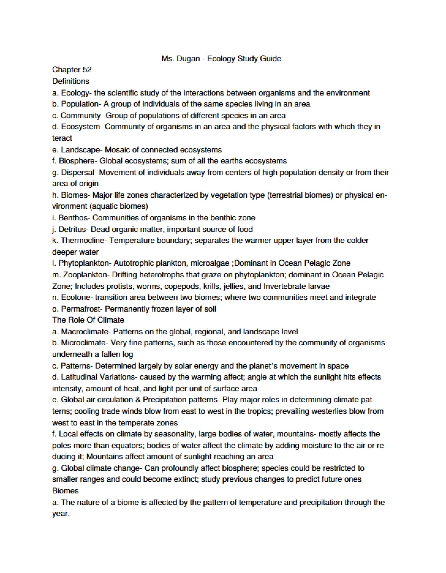 Strategic Roadmap for Ecological Assessments