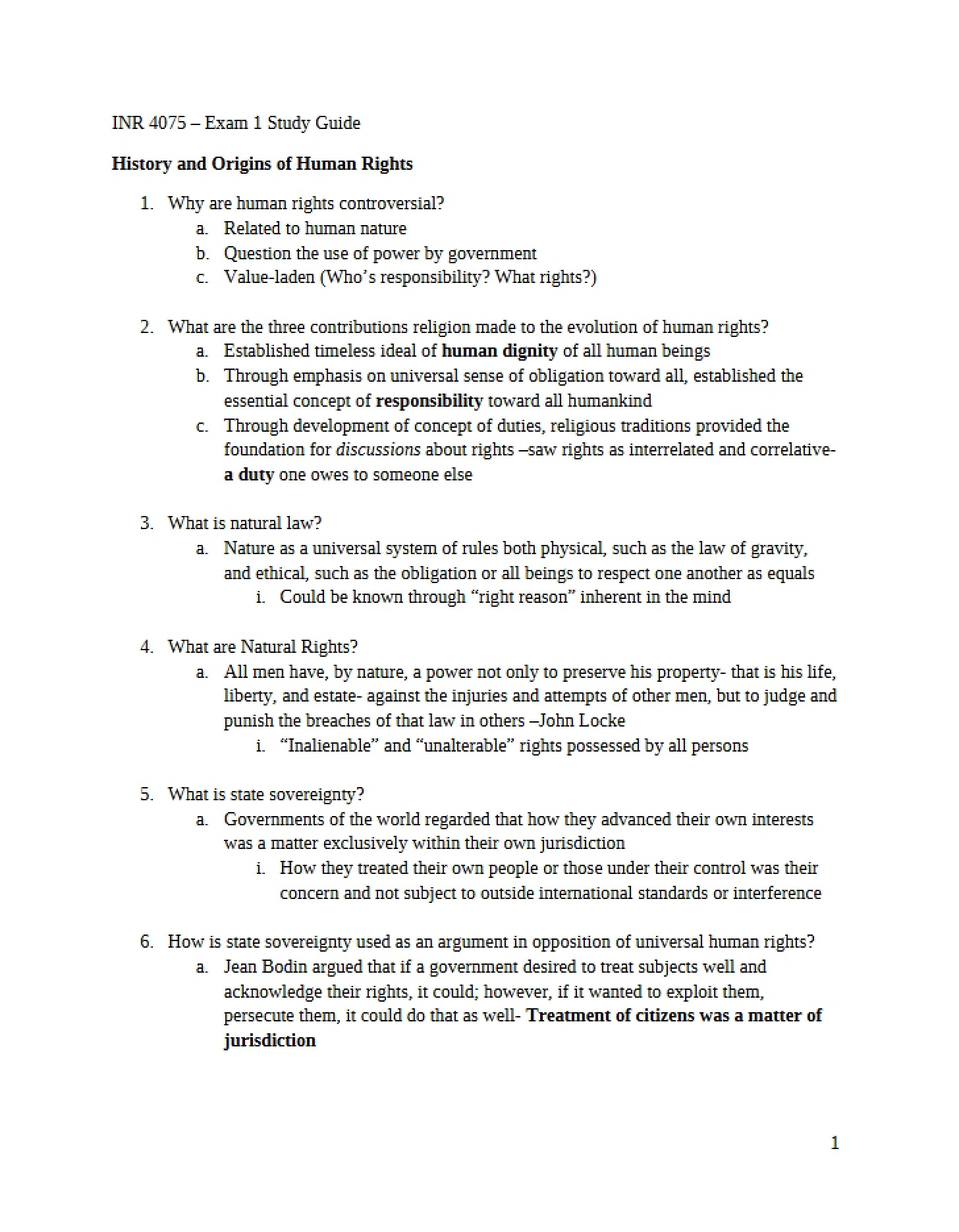 Origins and Evolution of Human Rights
