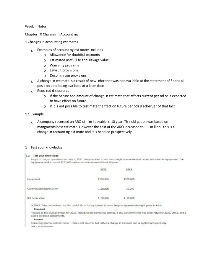 Week 7 Lecture Notes