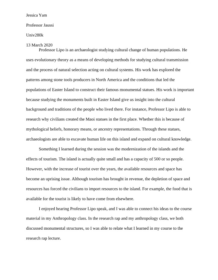 Reflection - Research Rap 2
