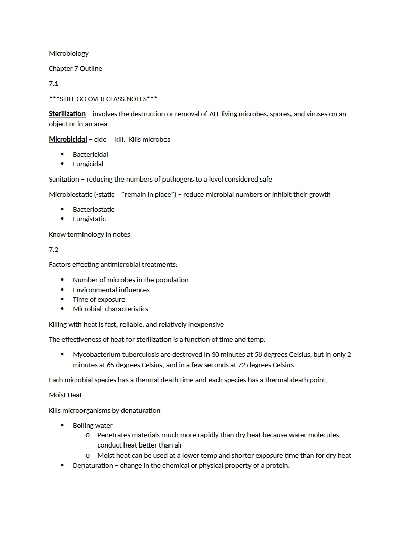 Microorganisms Chapter 7