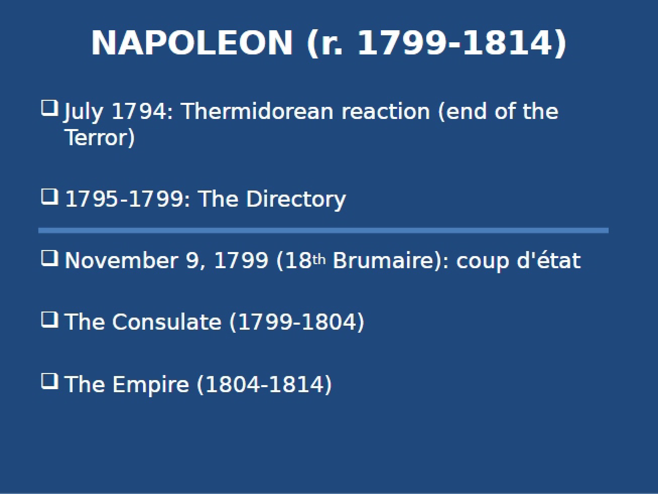 Napoleon Bonaparte
