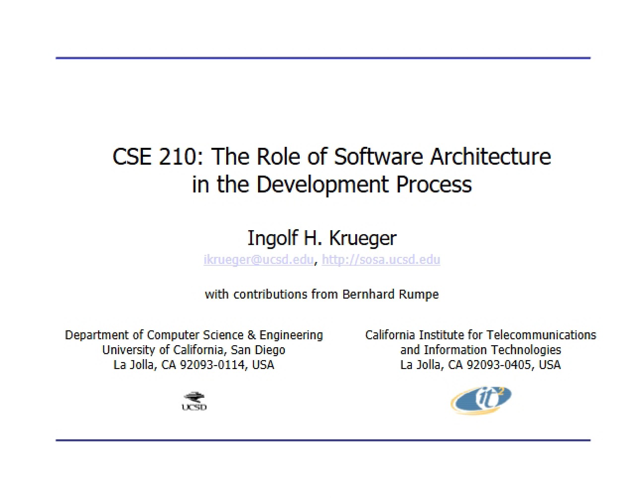 Software Engineering Methods