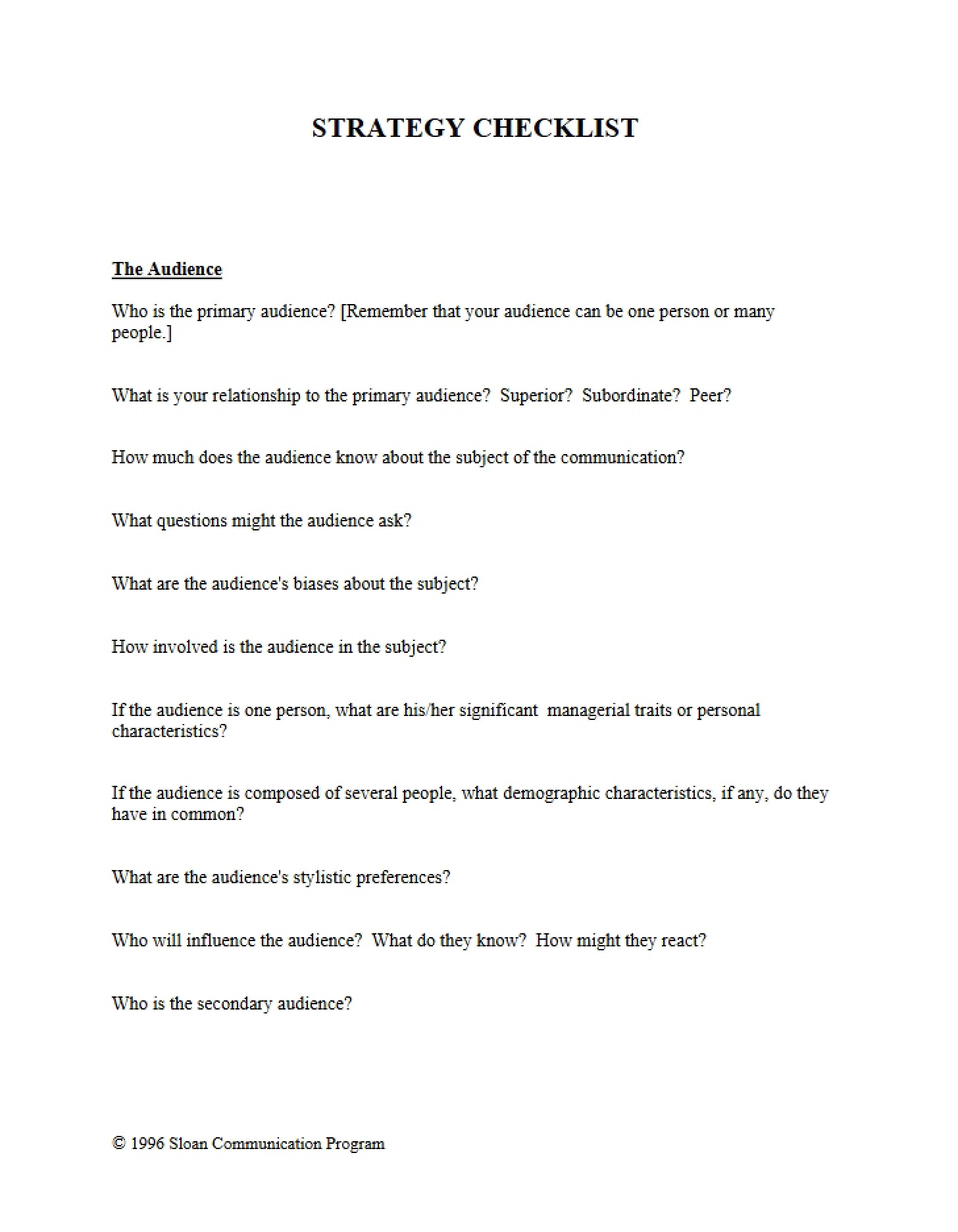 Bibliography for Study