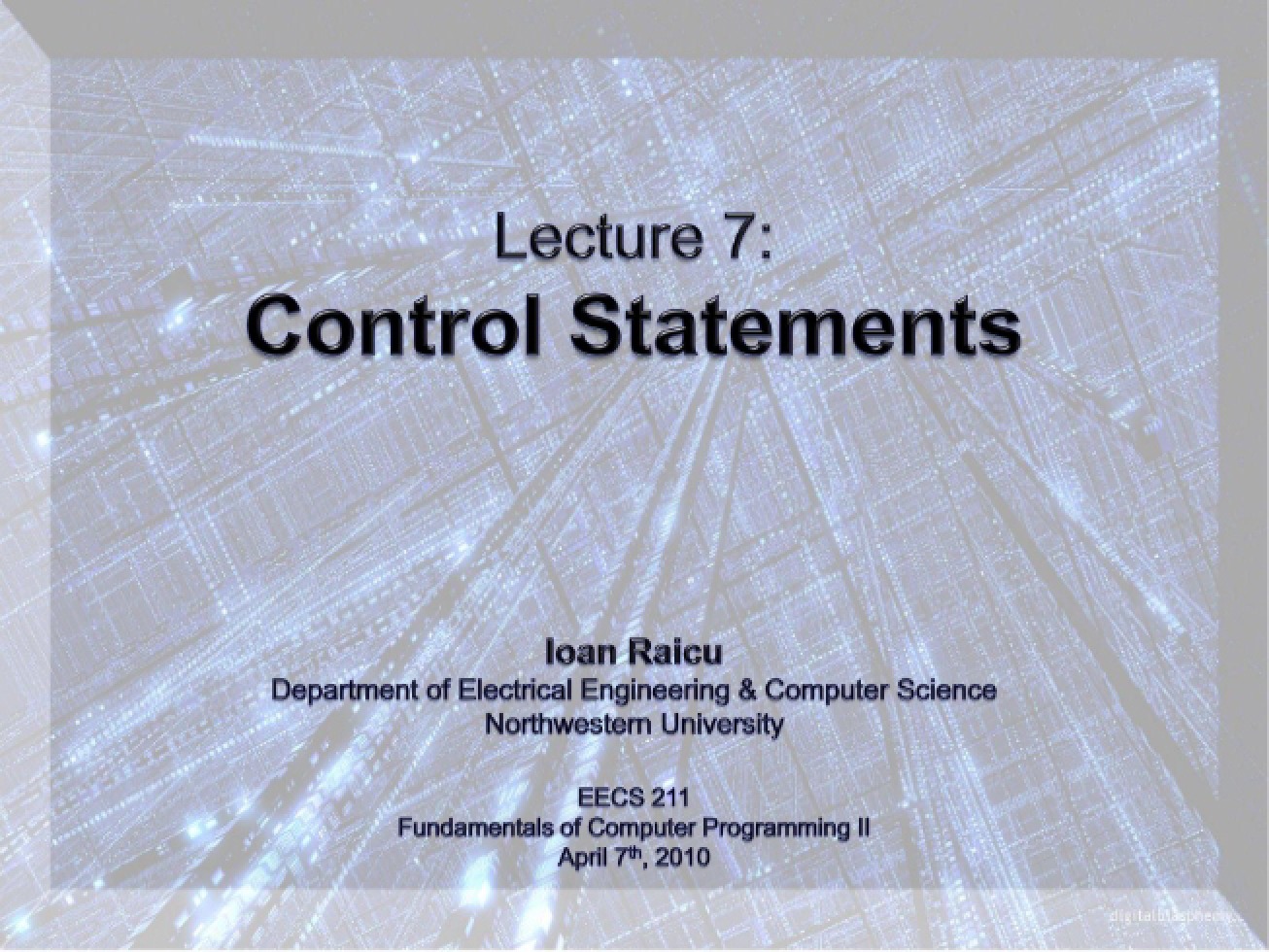 Fundamentals of Computer Programming Class Notes - 23 Pages