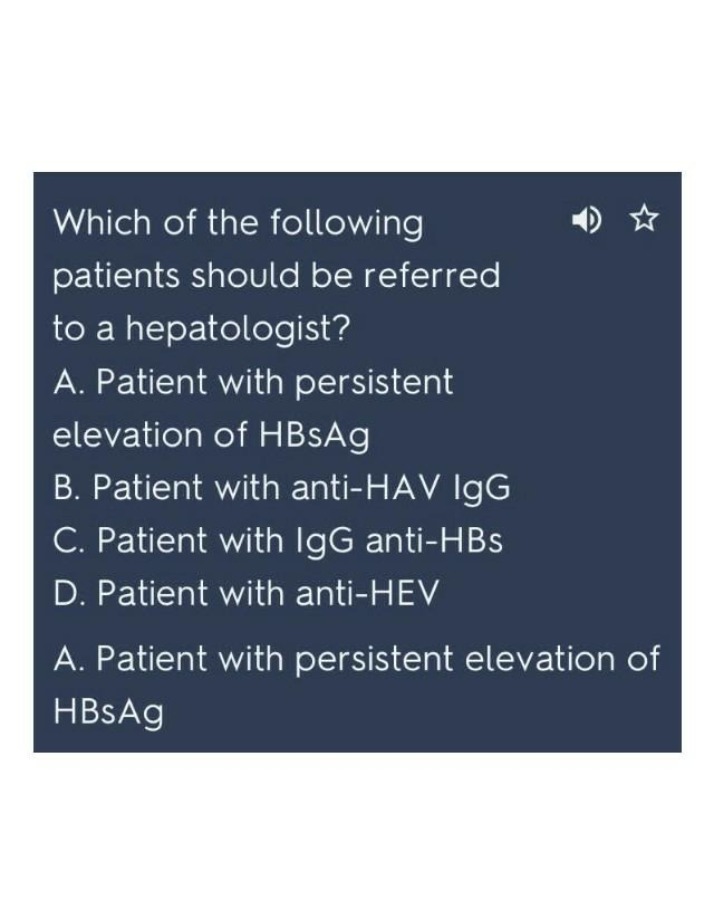 Hepatologist Referral - HBsAg Elevation