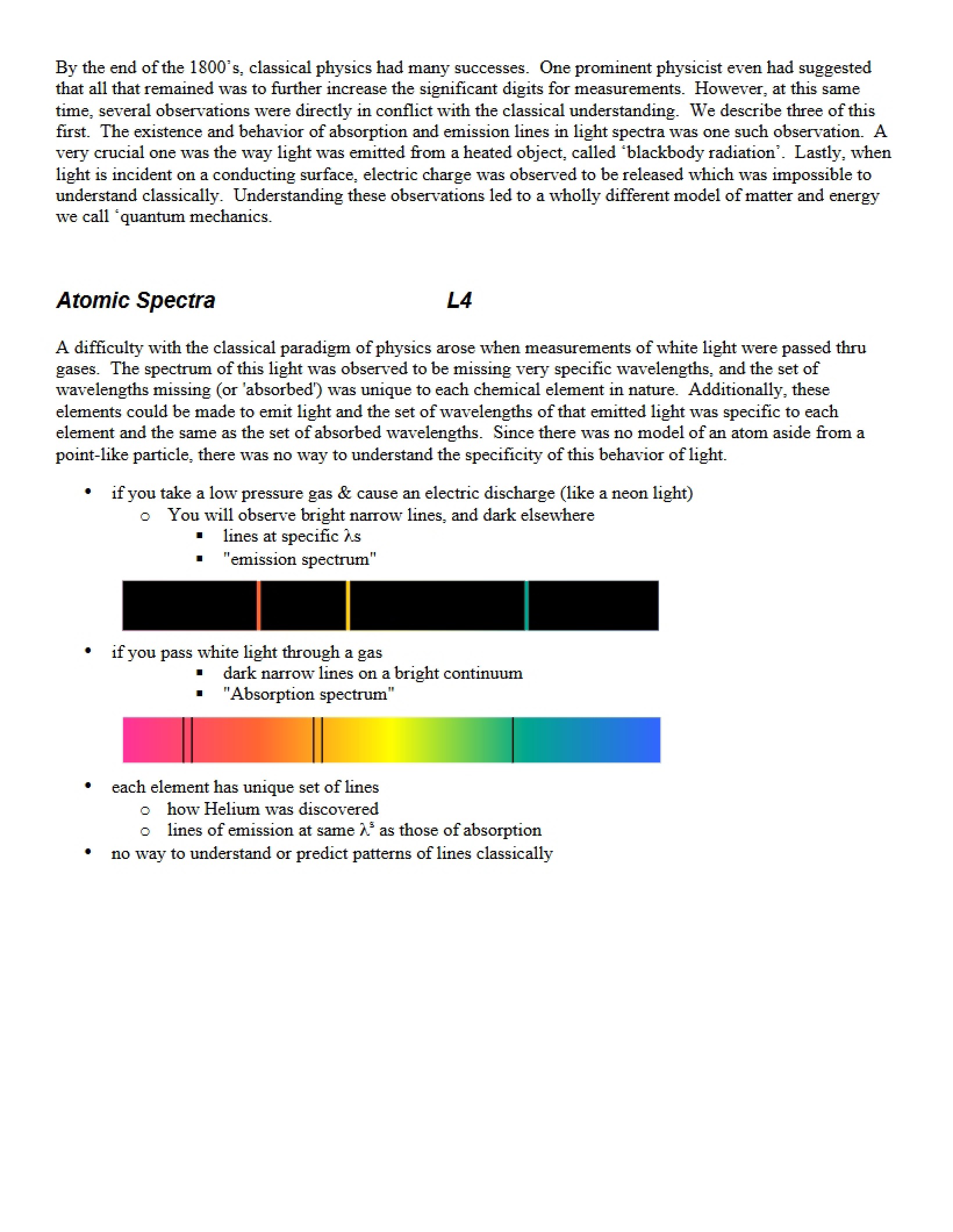 Modern Physics Lecture Notes