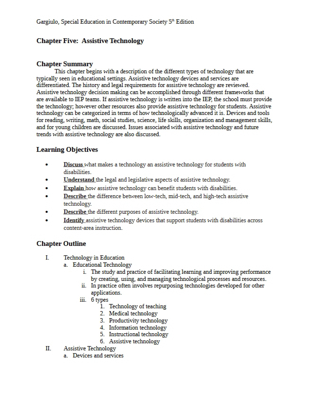 Notes for Lecture 5 (RPSE 300)