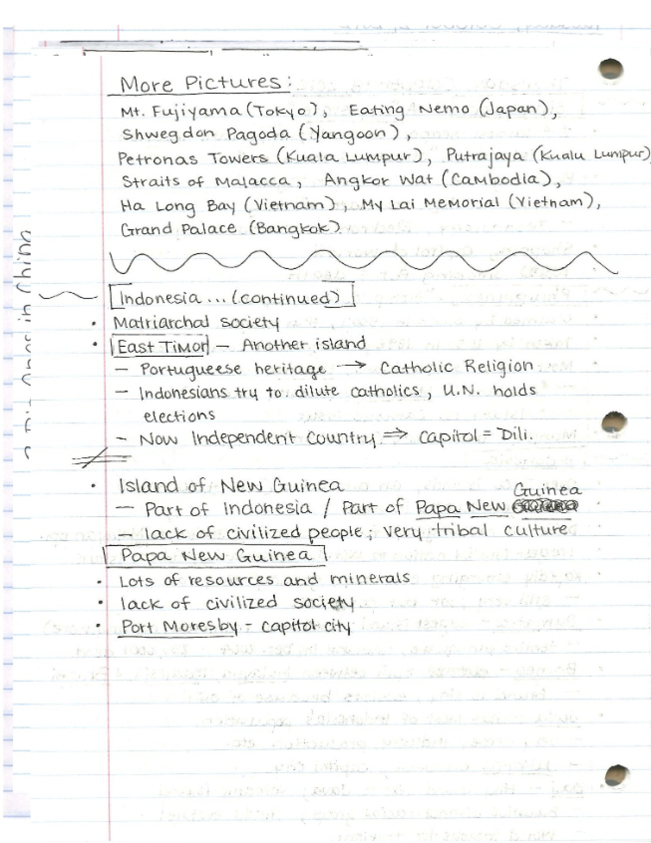 First Study Guide for World Geography