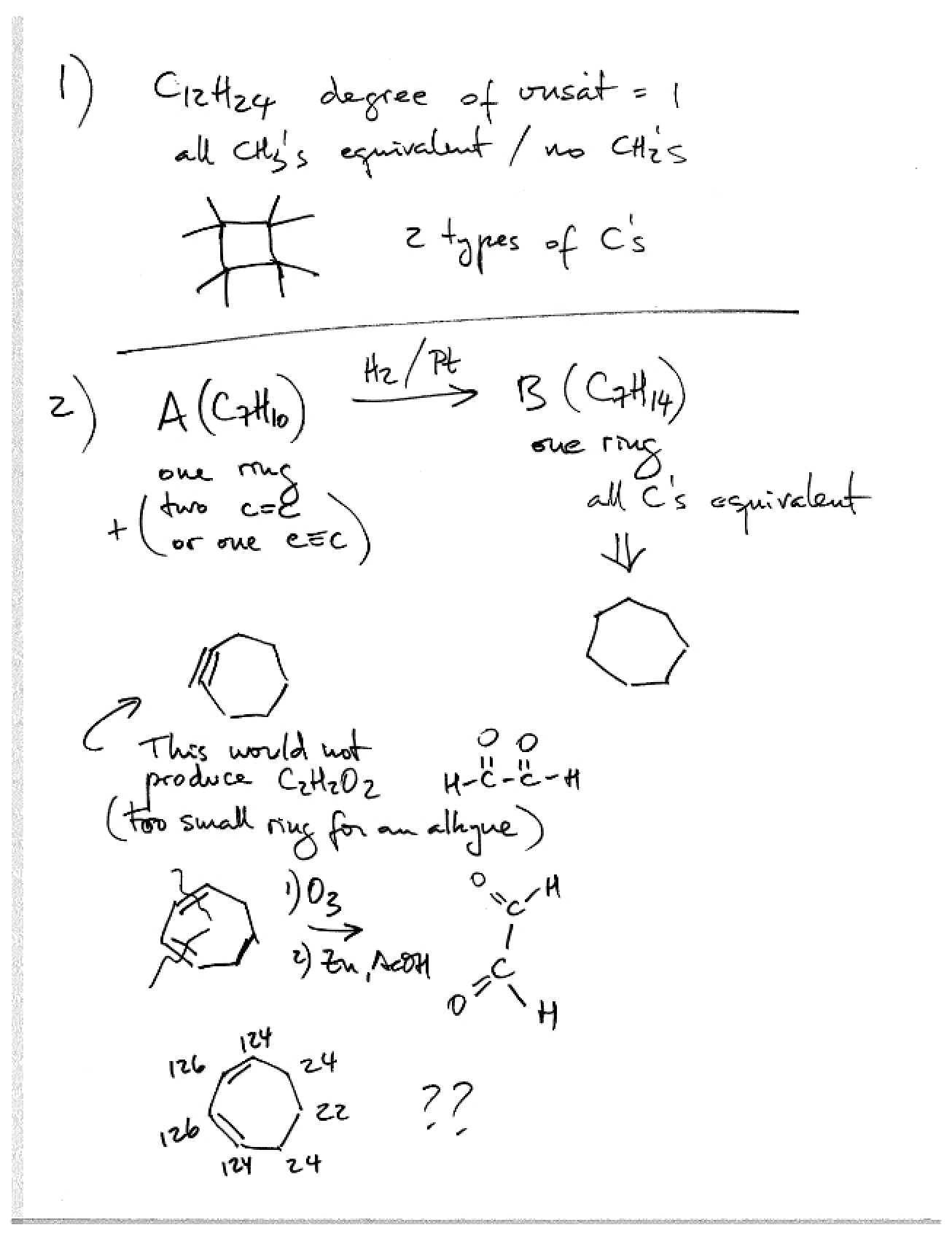 Dr. S's Work on Additional Questions from Chapter 13
