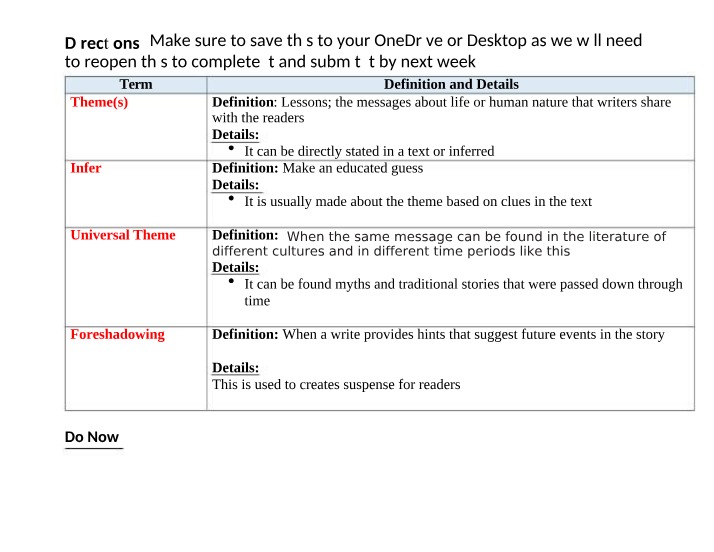 Guided Questions and Summaries for The Monkey's Paw