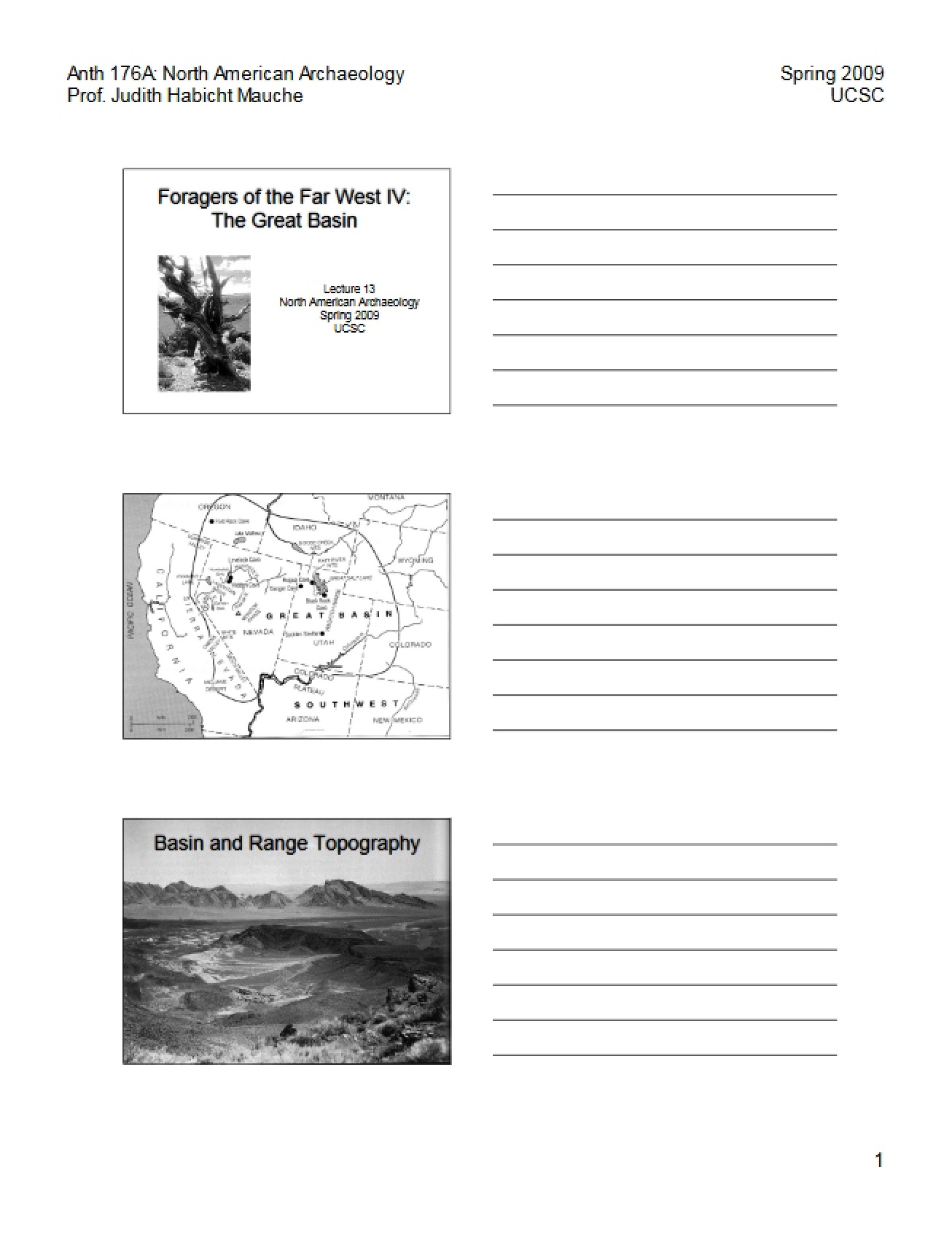 Exploration of the Great Basin