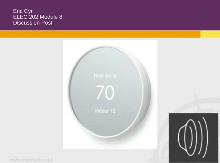 Module 8 Discussion Post - ELEC 202