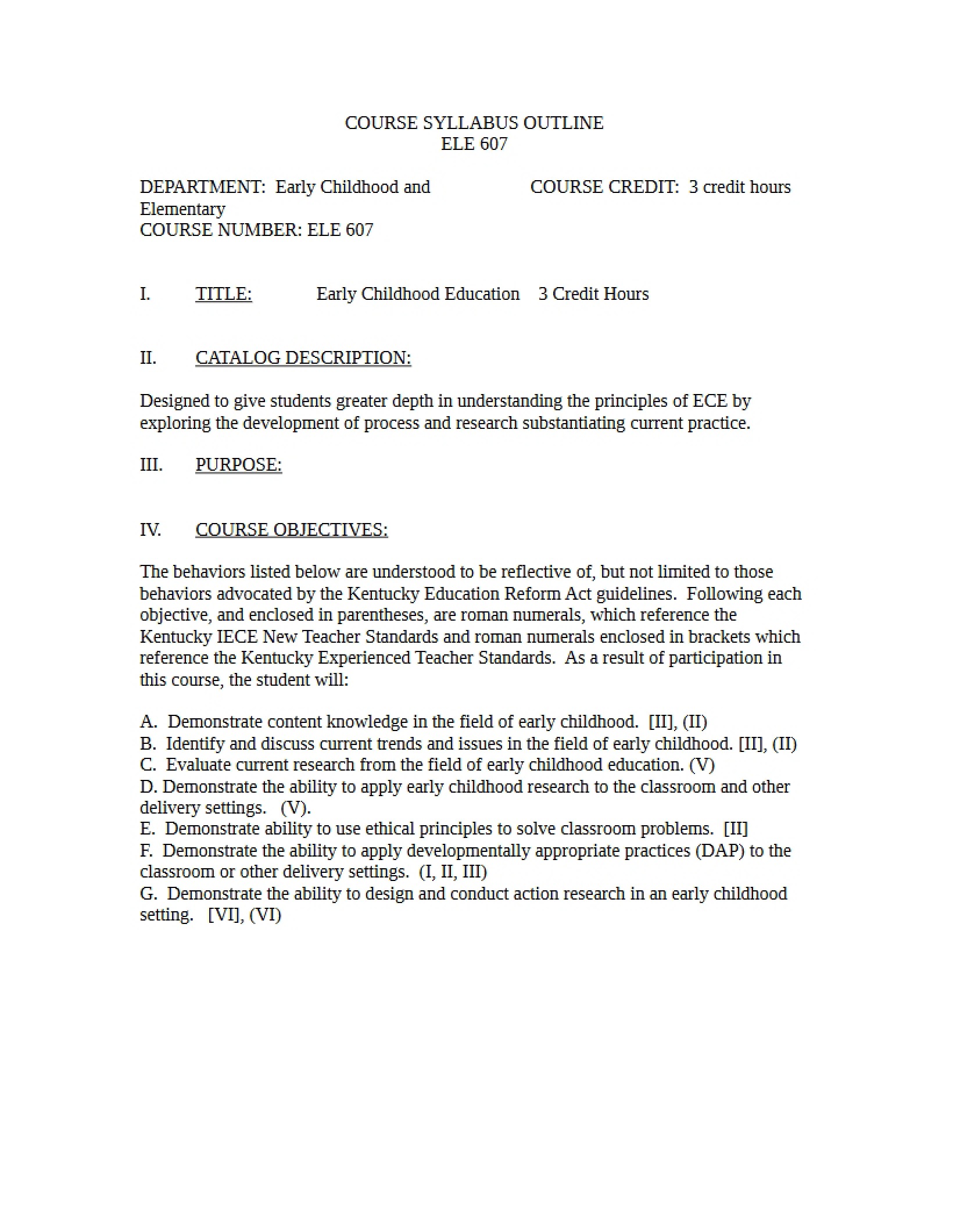 Syllabus