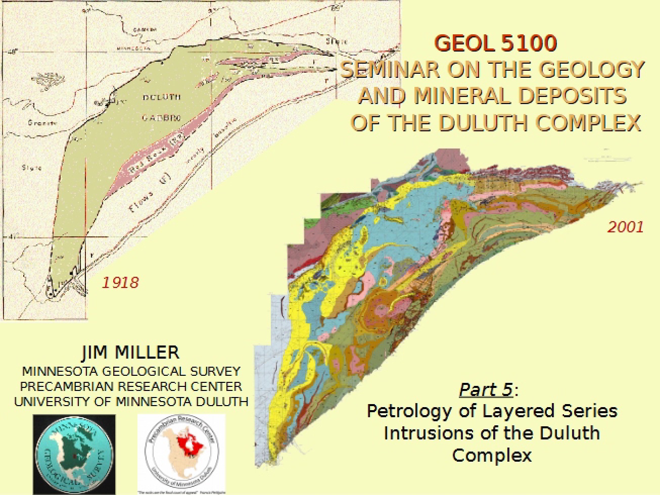 Duluth Complex Seminar on Geology and Mineral Deposits