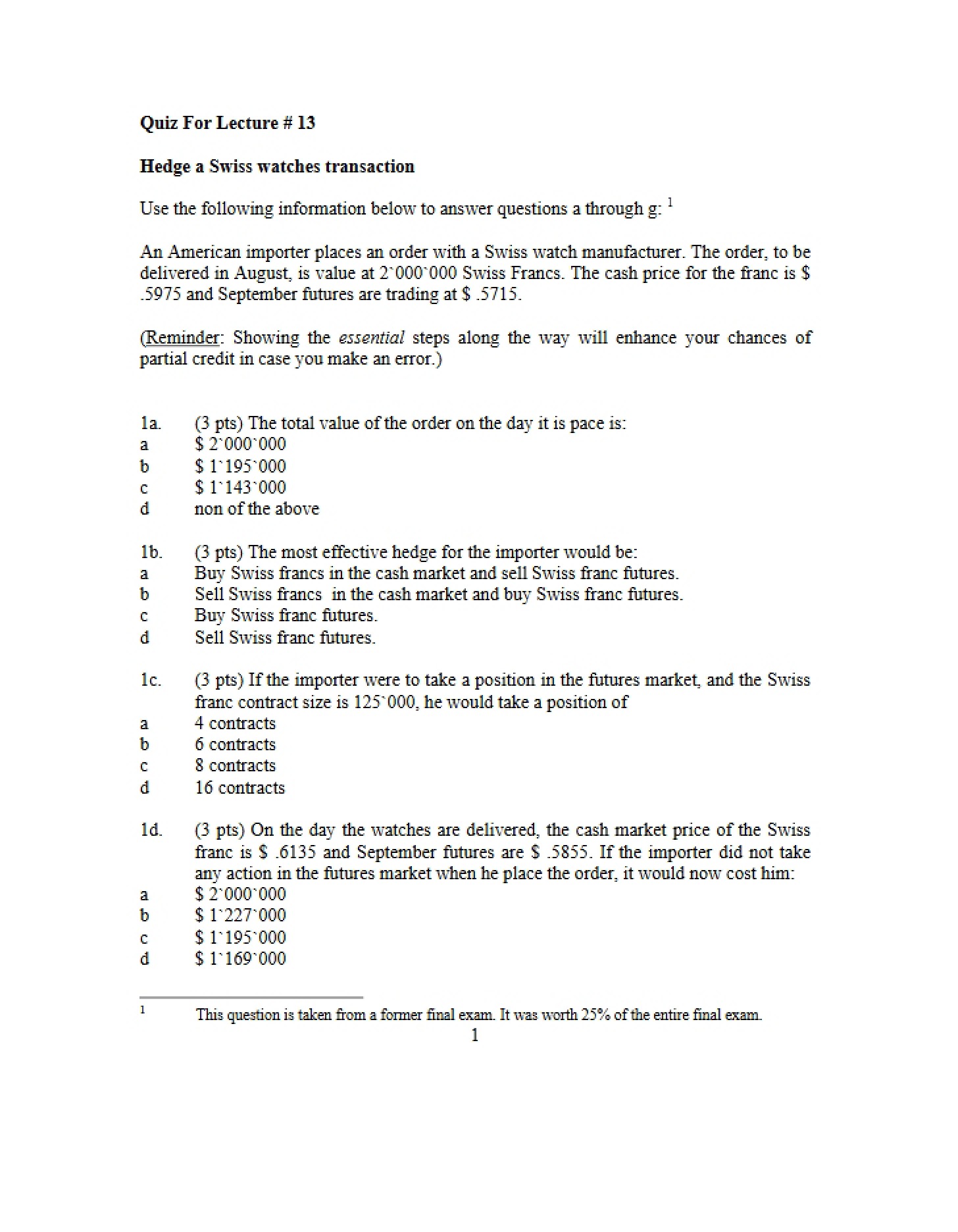 Class Notes