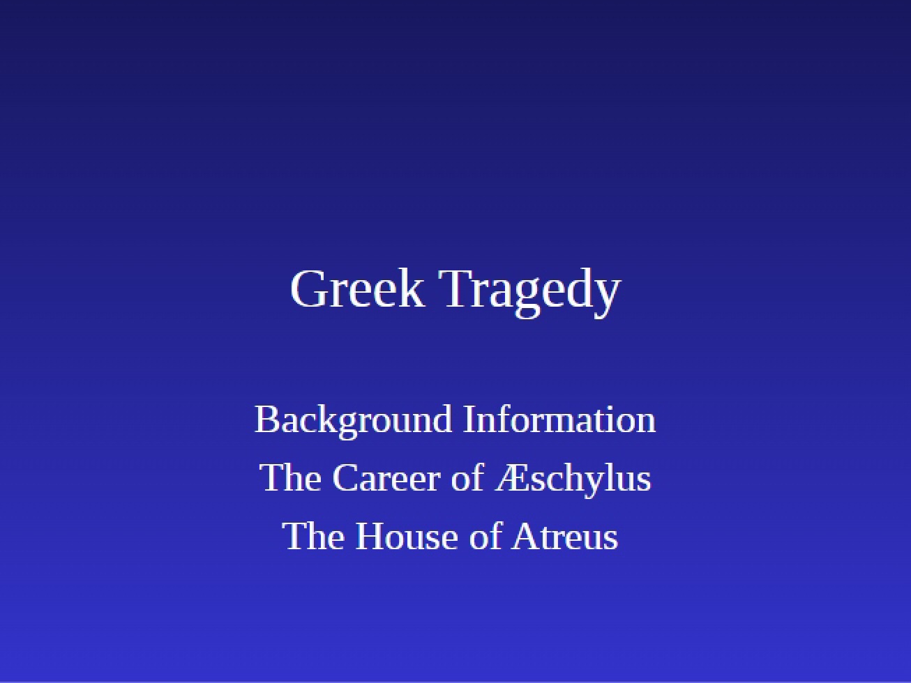 Classical Lecture 16