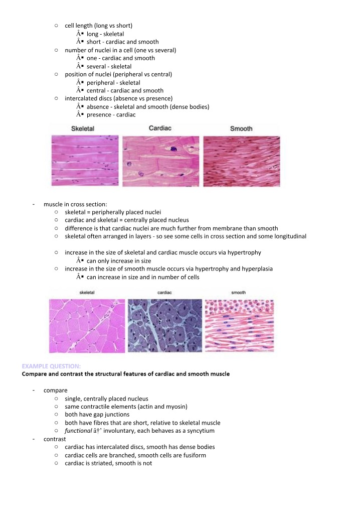 Weeks 8-12 Notes for ANHB1101