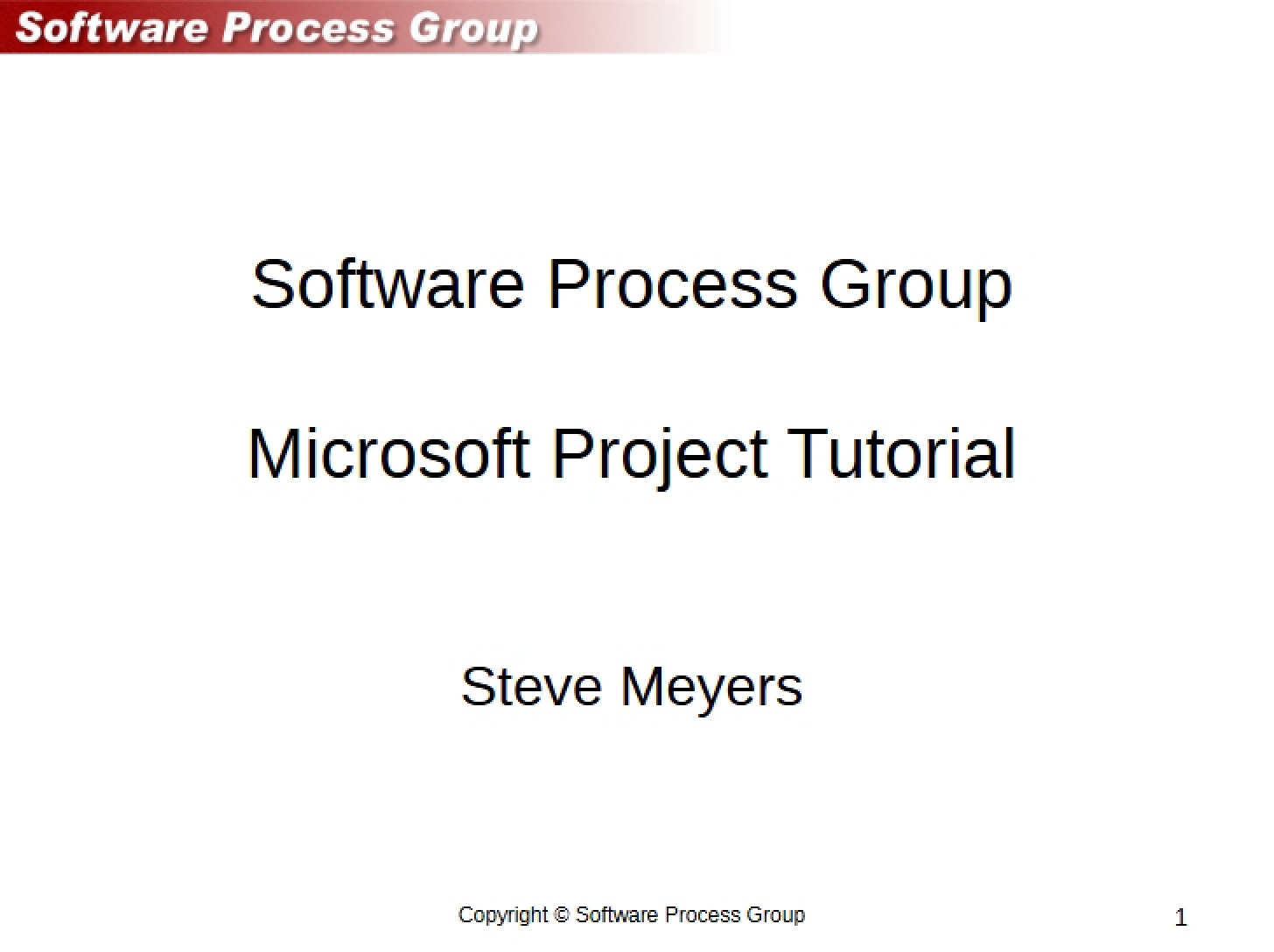 Tutorial for MS Project (Legacy Version)
