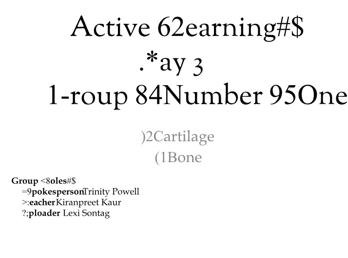 Cartilage and Bone Study Notes
