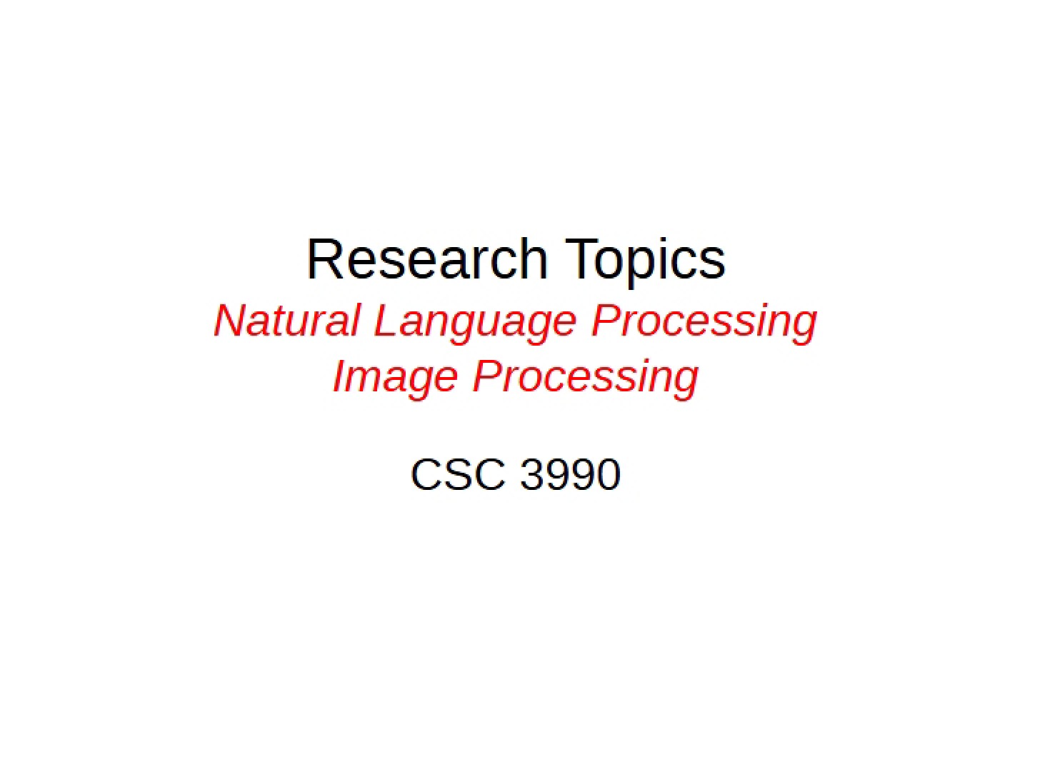 Processing Natural Language