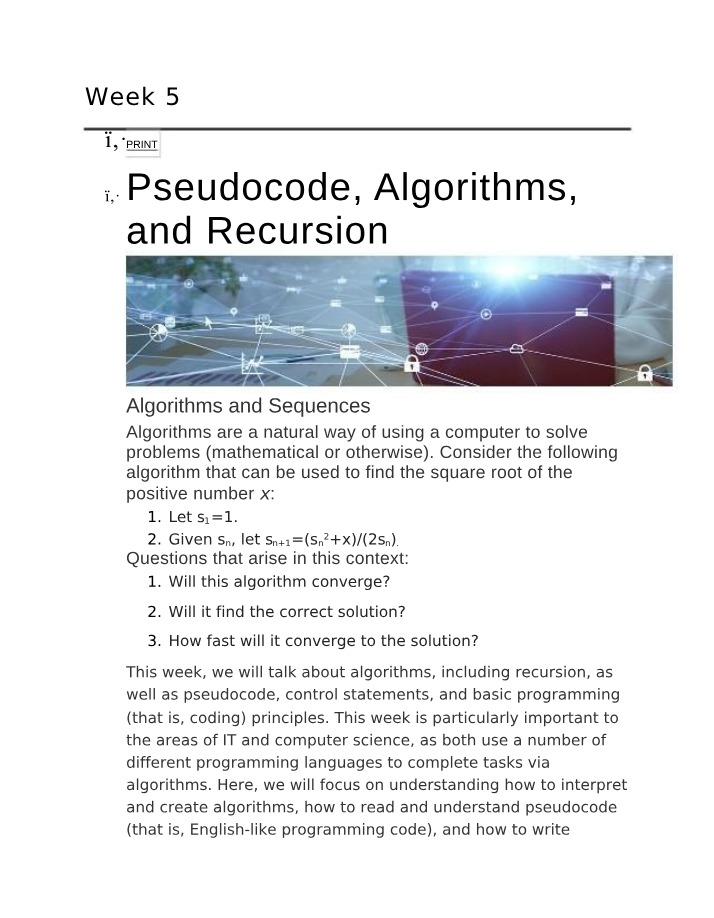 Discrete Mathematics Week 5