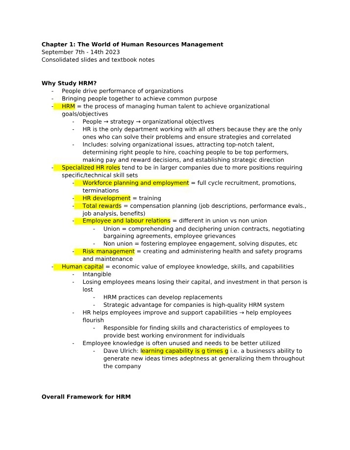 The World of Human Resources Management - Importance and Strategies
