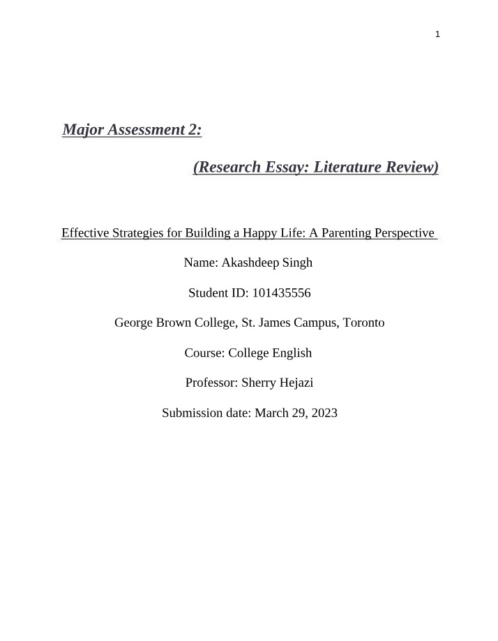 Major Assignment 2