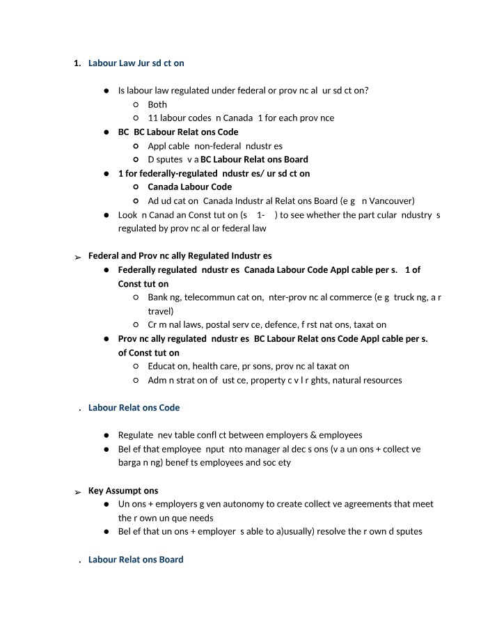 Jurisdiction and Relations in Labour Law