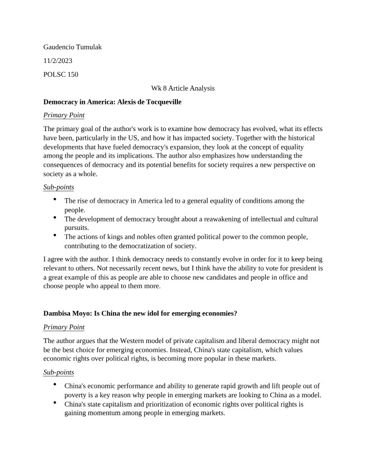 Article Analysis - Week 8