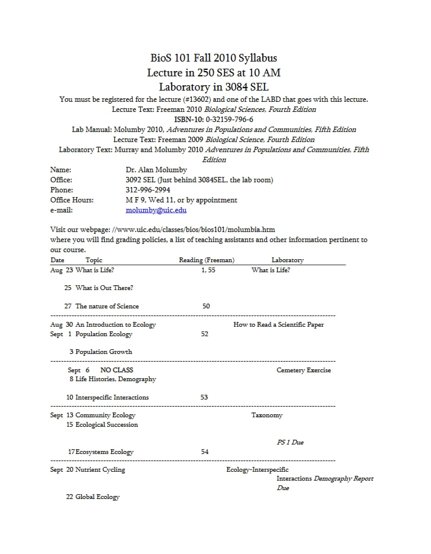 Academic Course Guide