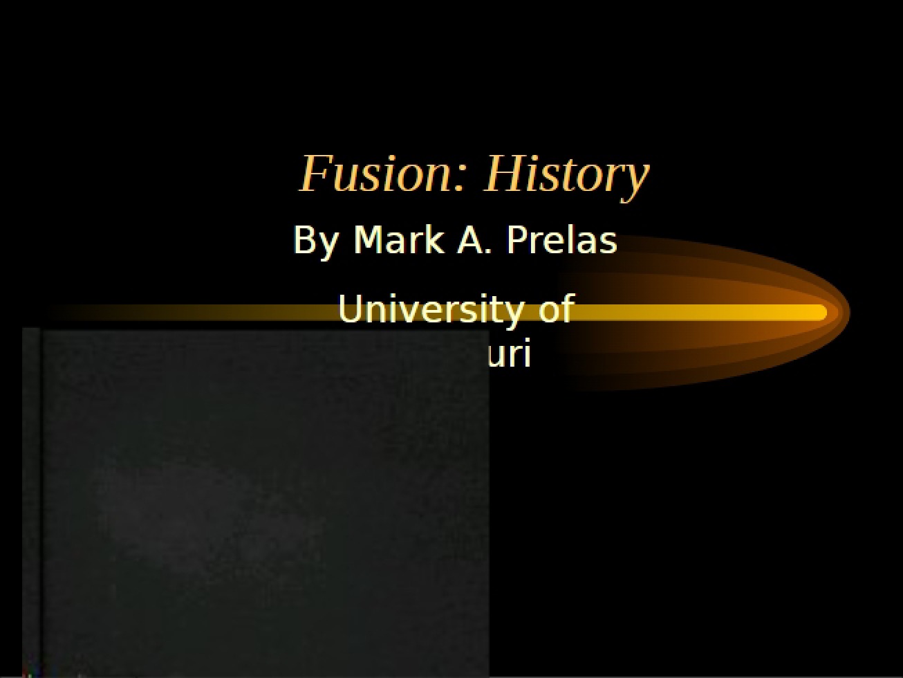 Nuclear Fusion