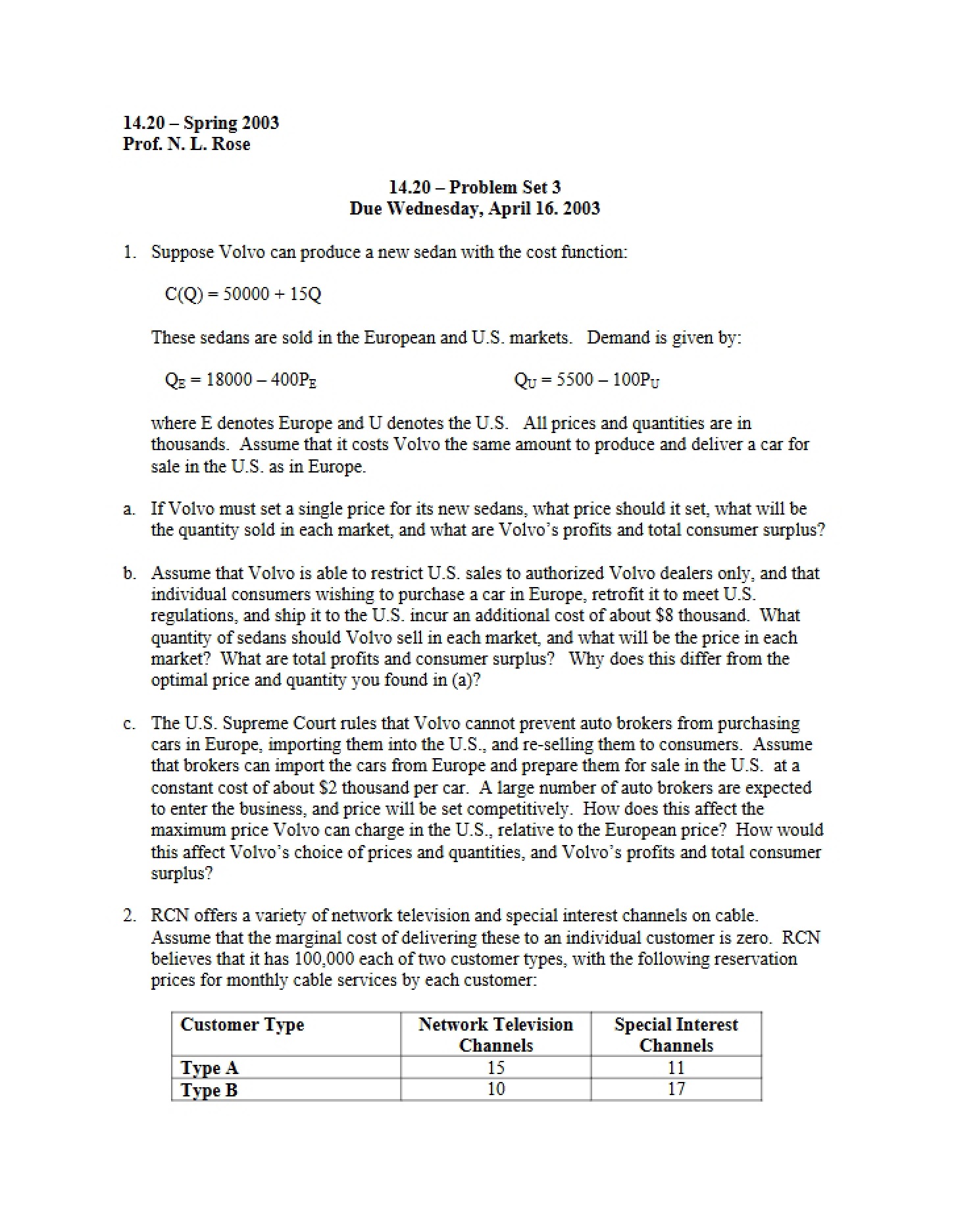 Assignment Four
