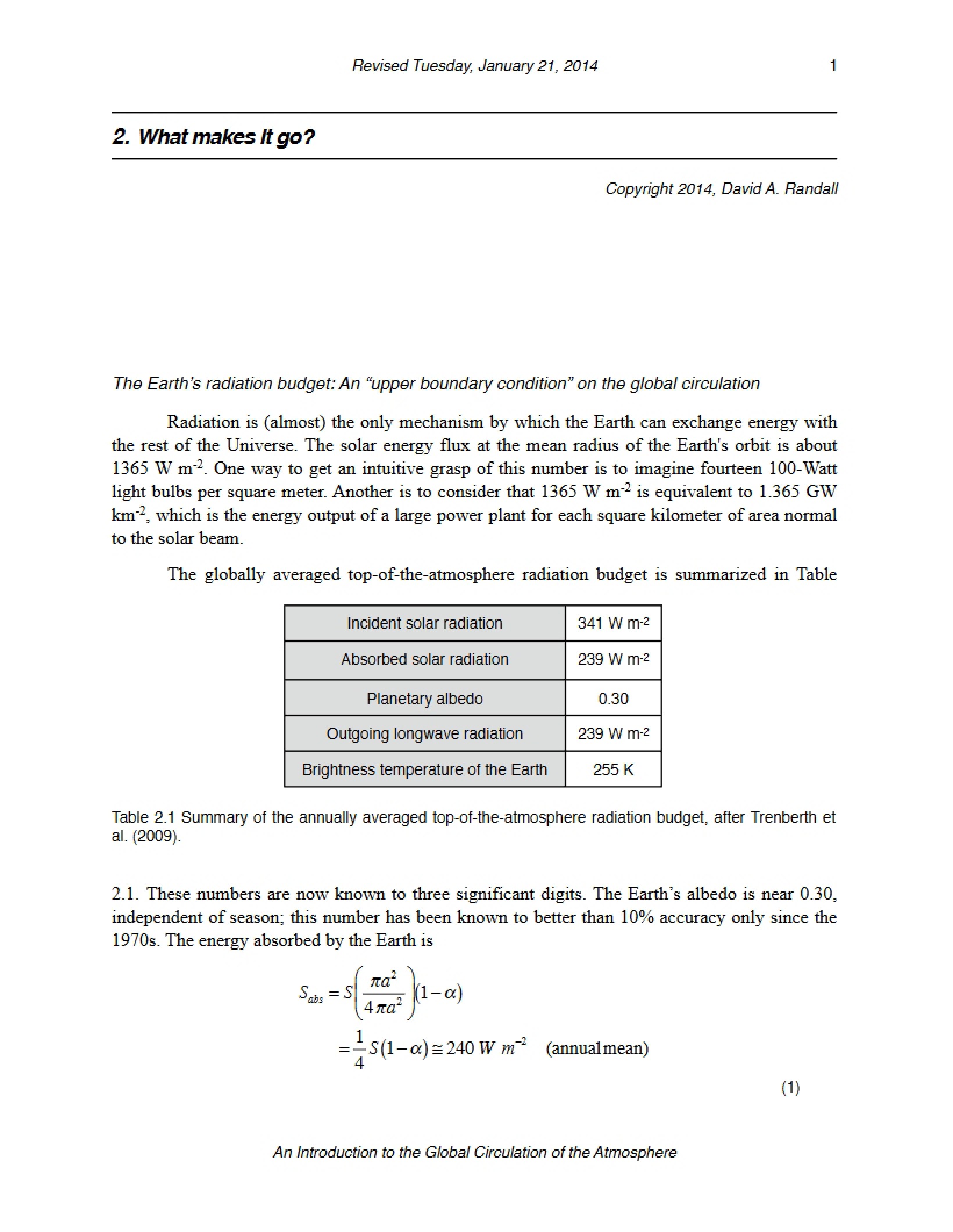 Lecture Notes Atmospheric Radiation