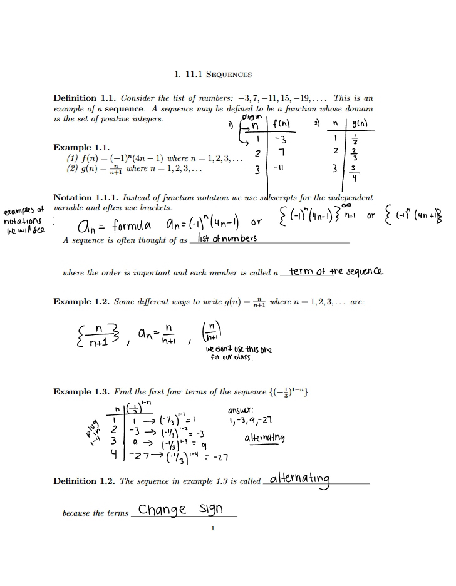 Sequence Analysis
