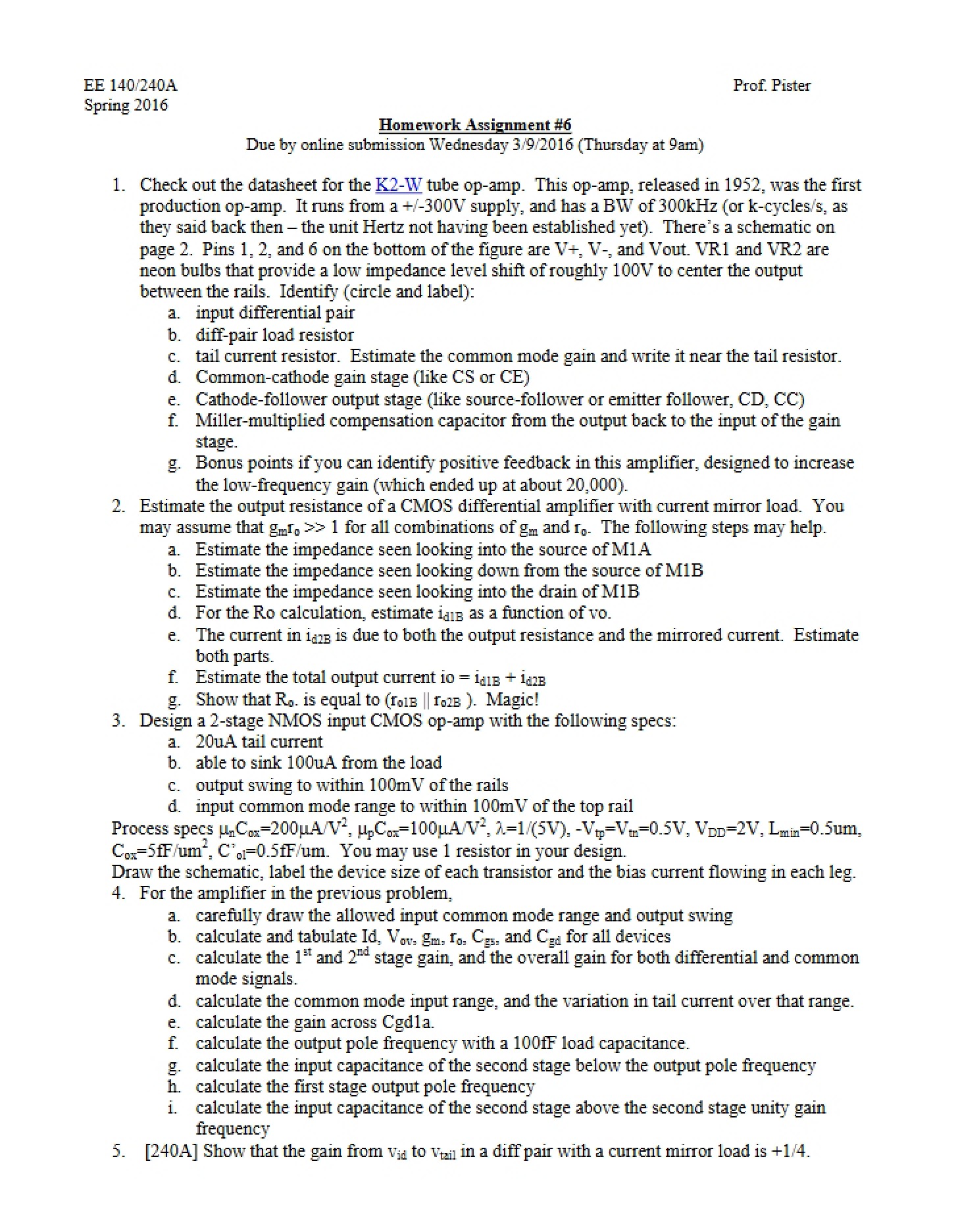 Assignment Six Homework