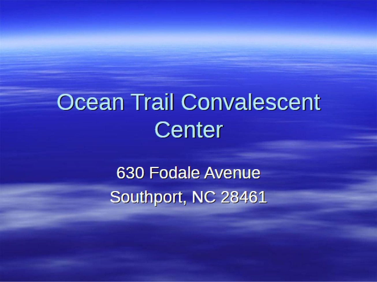 Convalescent Center at Ocean Trail