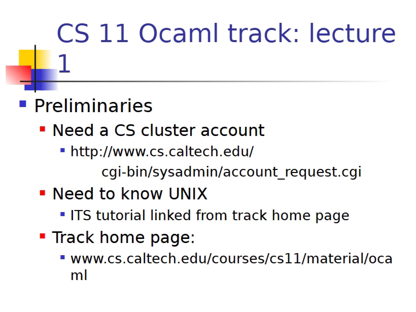 Track for Ocaml