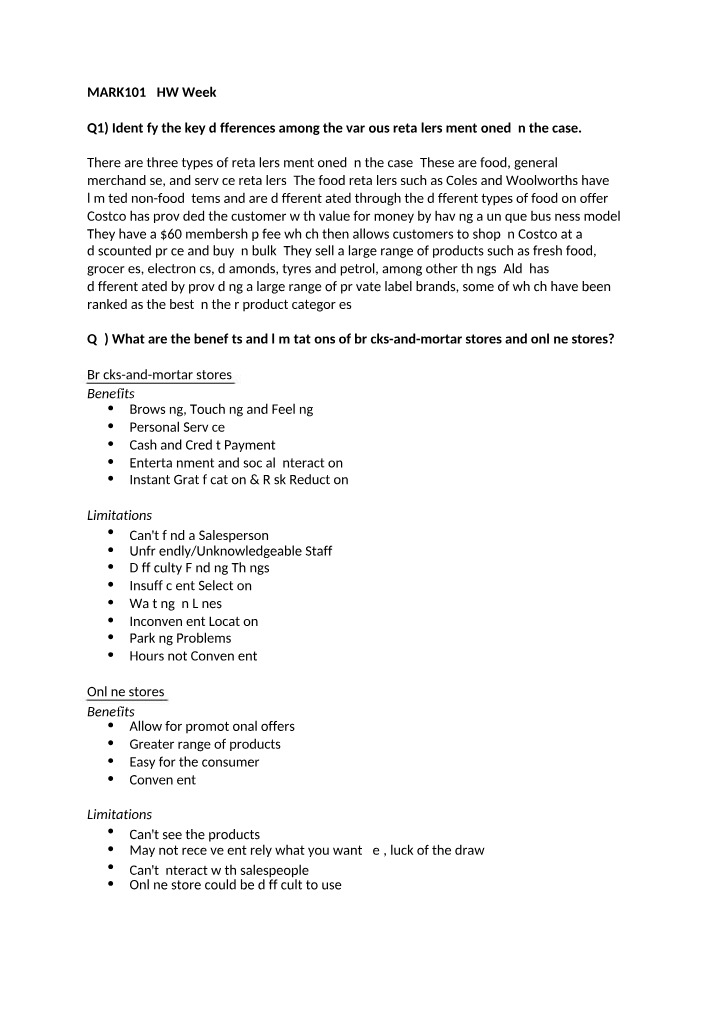 MARK1012 Homework Week 9