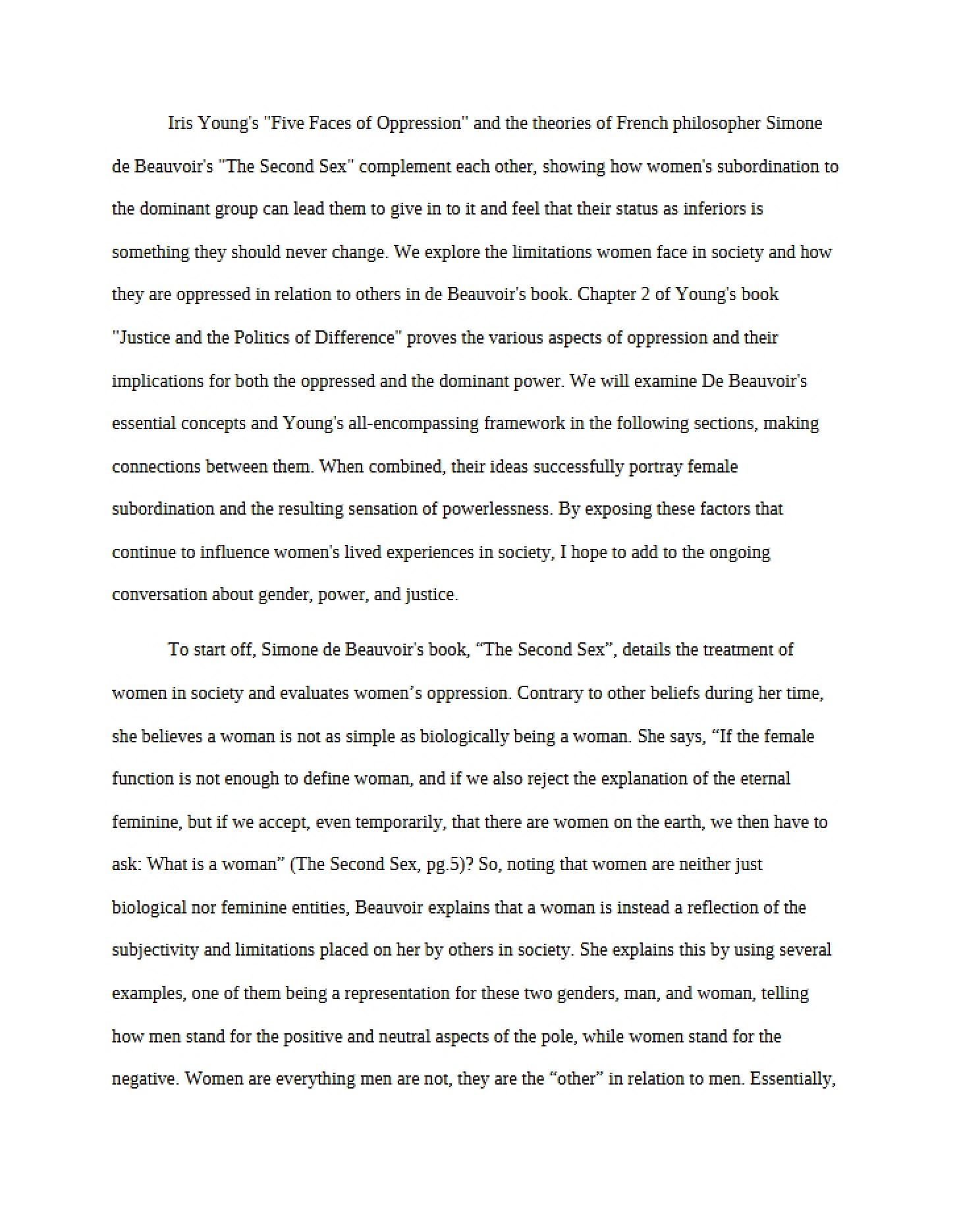 Critical Written Argumentation