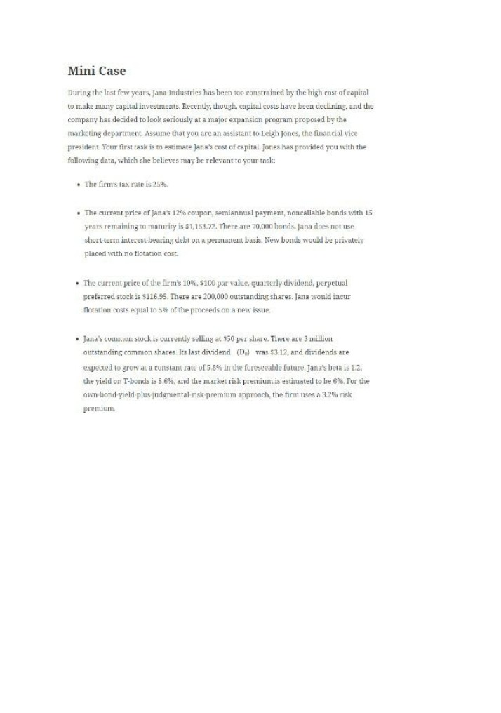Mini Case Study