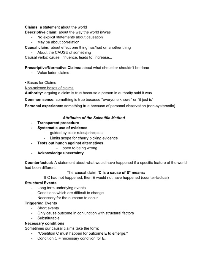 Study Notes on Research Design and Causal Inference