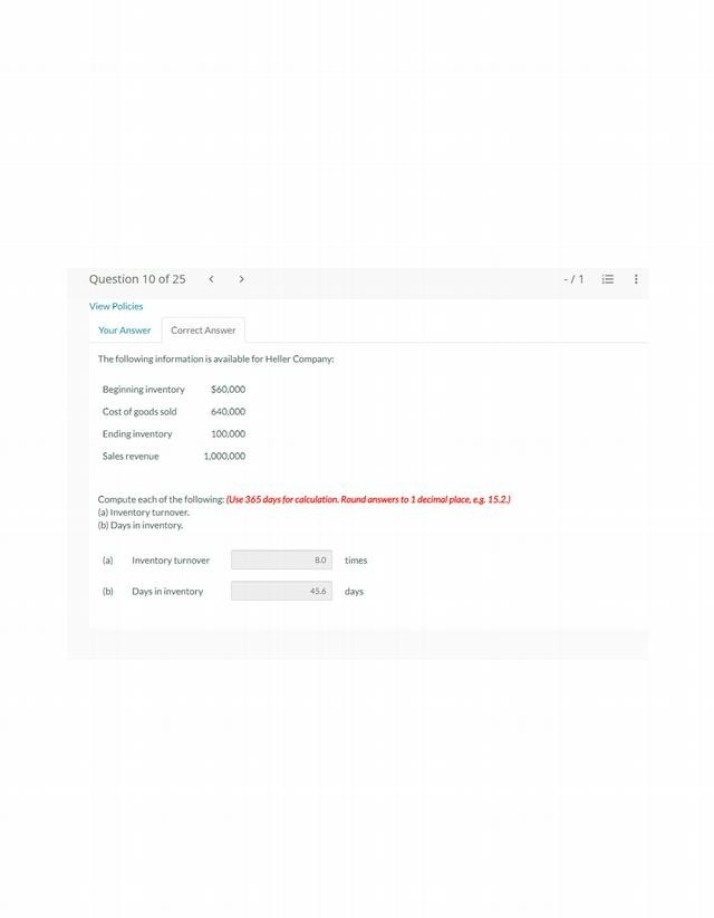 Inventory Calculation for Heller Company