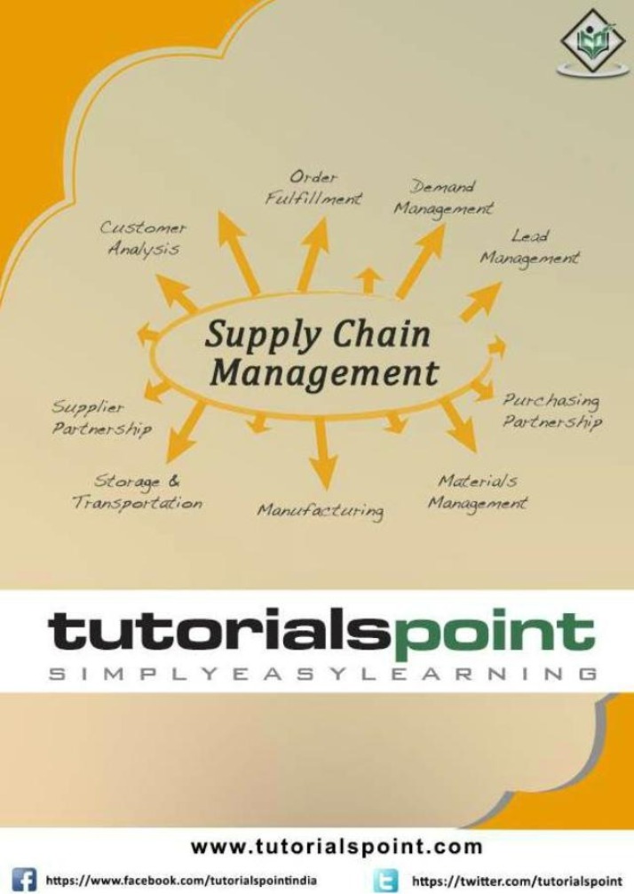 Tutorial on Supply Chain Management