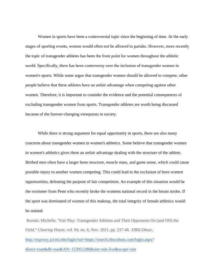 Argumentative Rough Draft - Distelrath