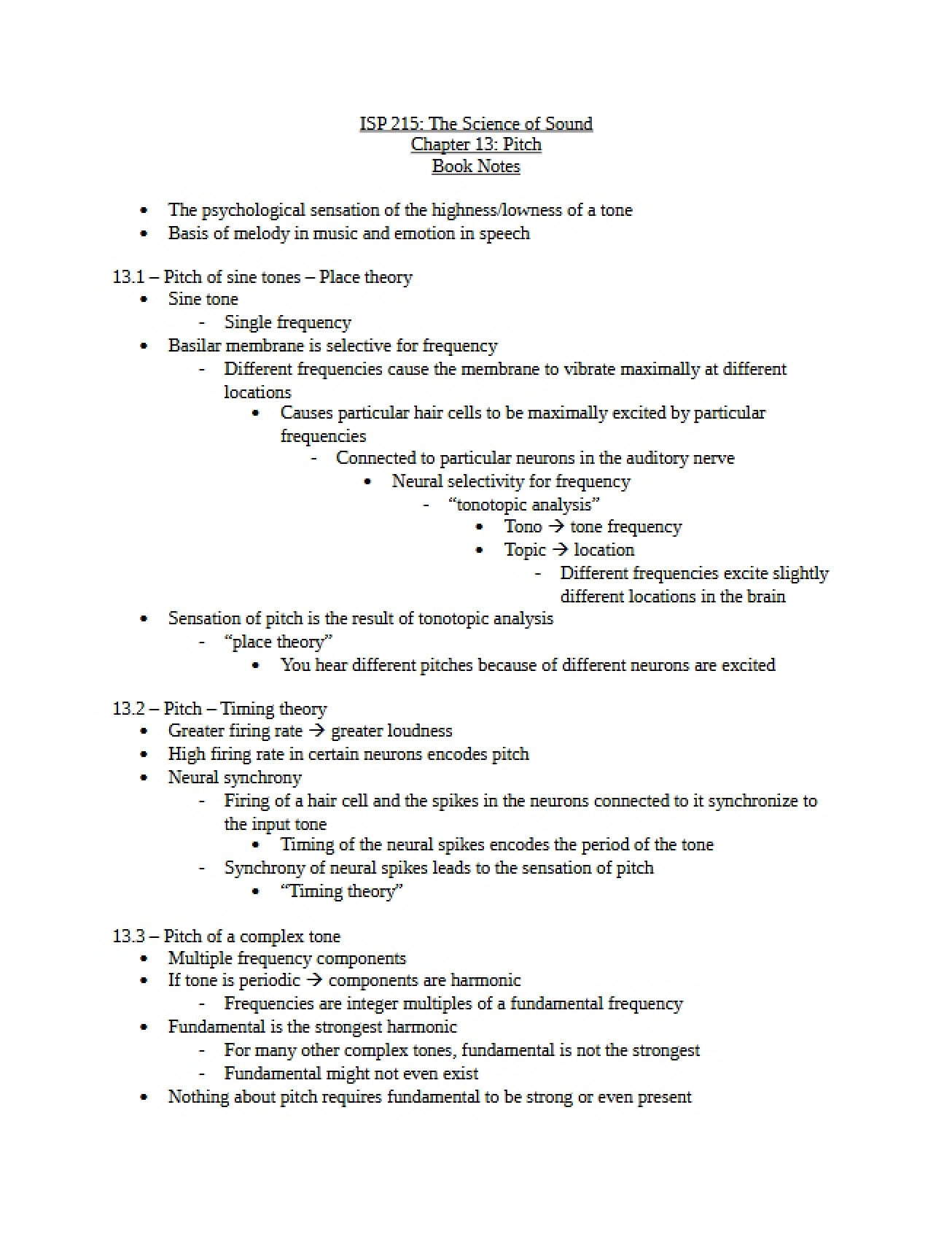 Science of Sound Chapter Thirteen