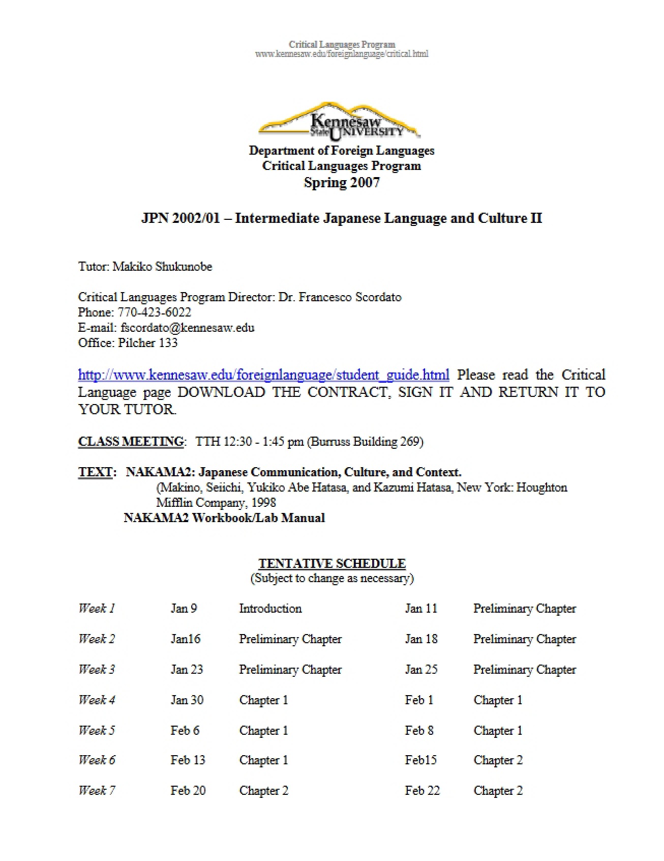 Program Overview JPN 2002