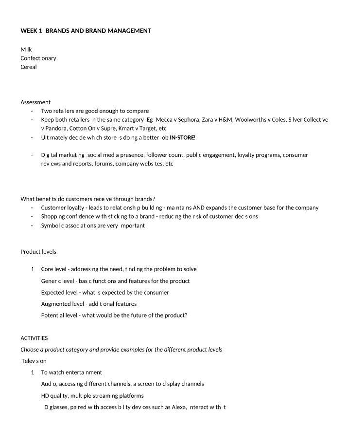 SBM Tutorial Notes